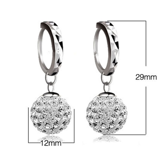 Pierced Diamond Earrings - Picture 4 of 5